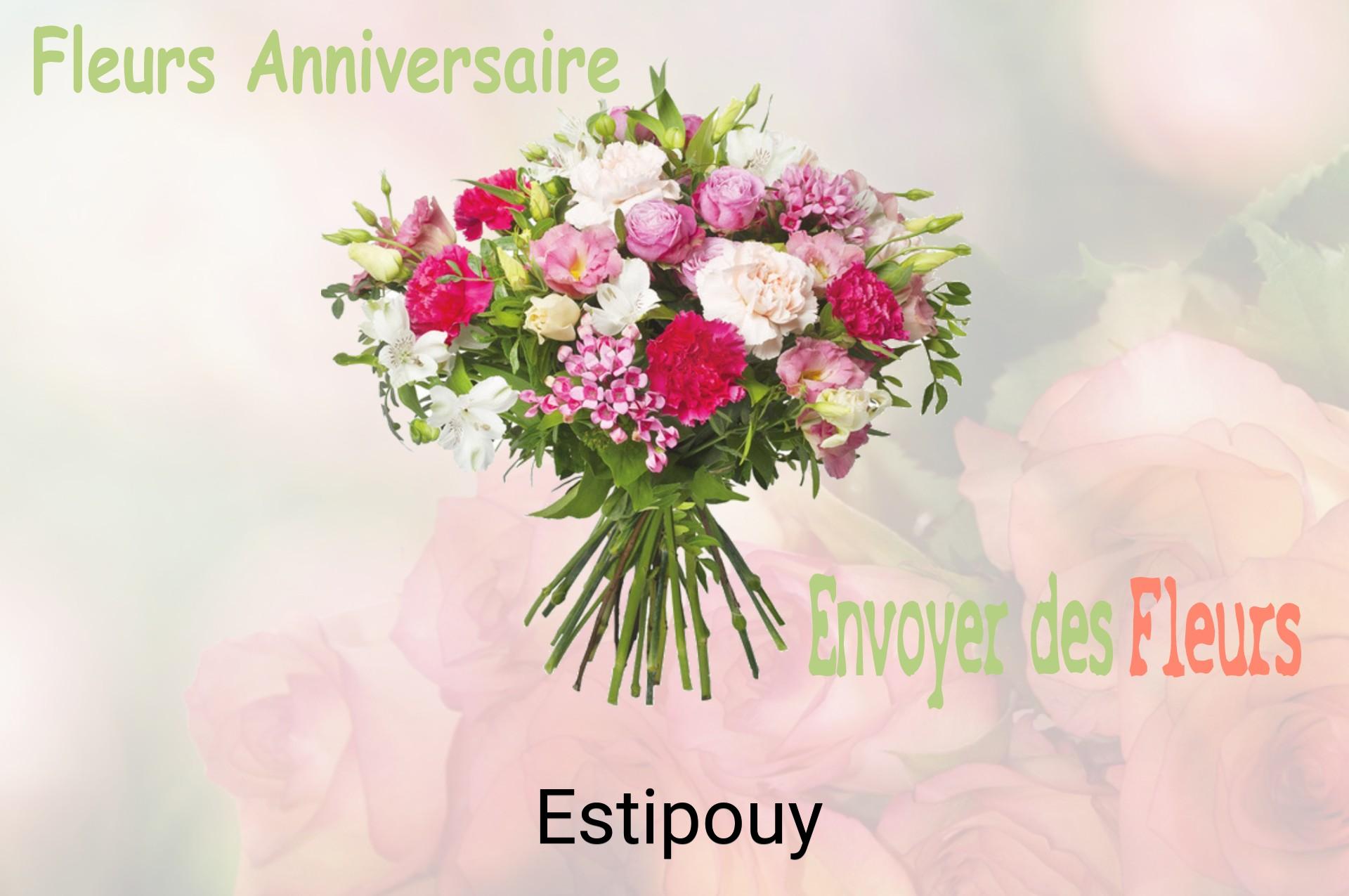Bouquet de fleurs d’anniversaire livré à Estipouy
