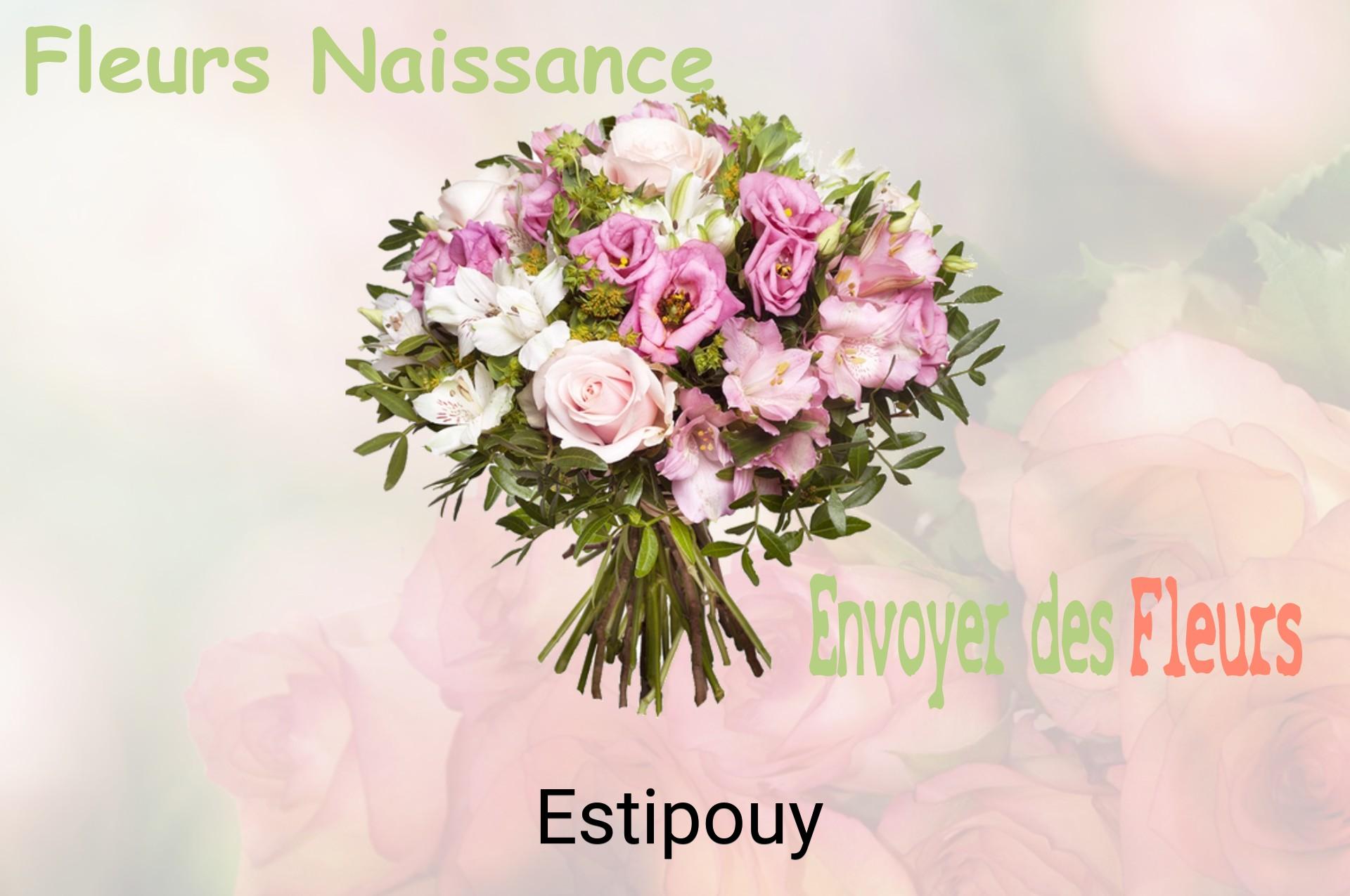 Bouquet de fleurs de naissance livré à Estipouy